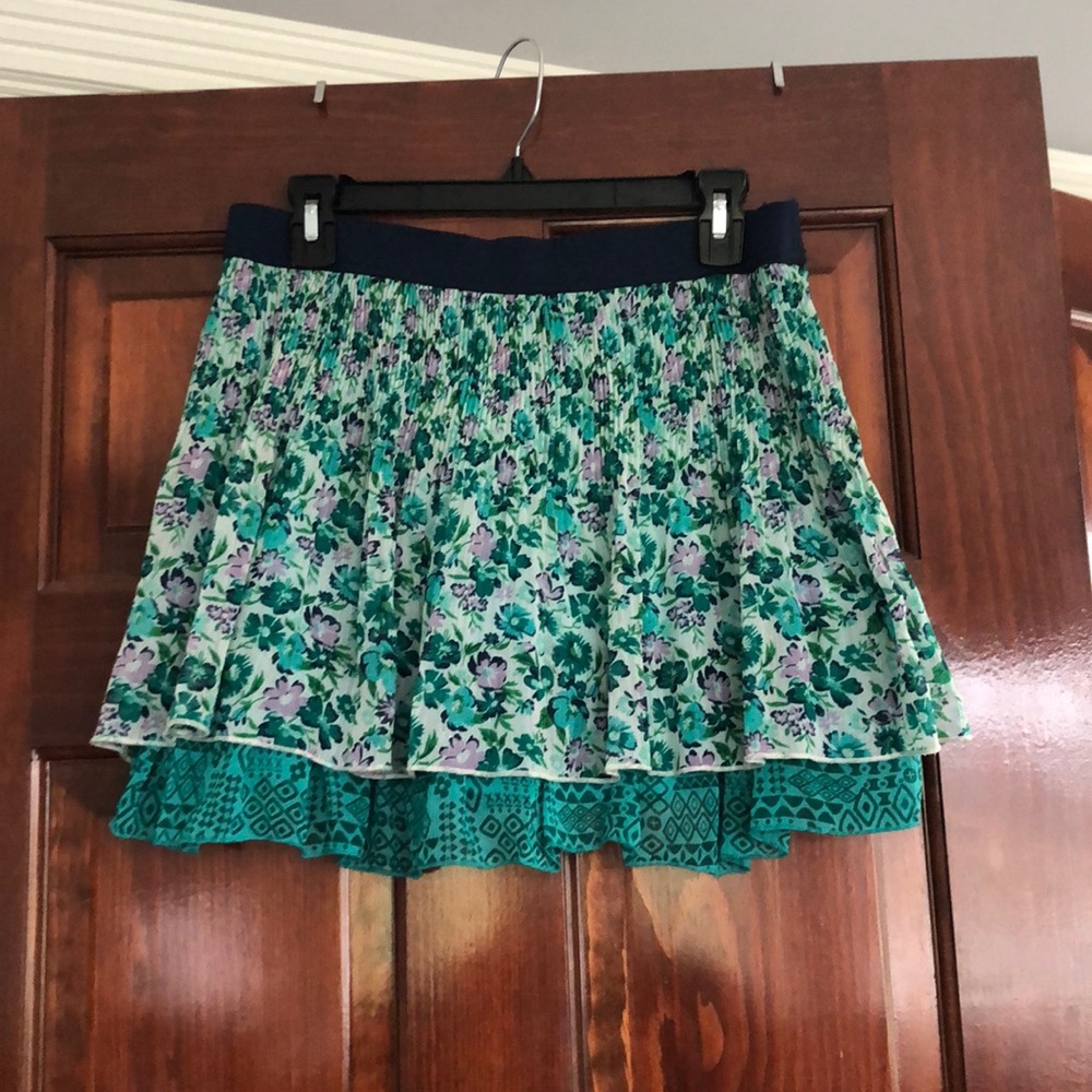 Floral Mini Skirt